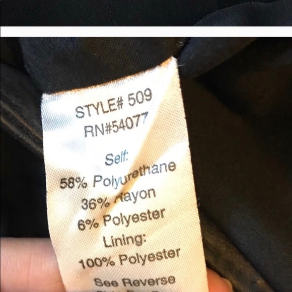 Gently used Cabi faux leather black skirt - Picture 3 of 5